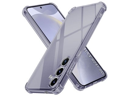 97092 2 techsuit shockproof clear silicone obal pre samsung galaxy s24 plus dymovo cierny