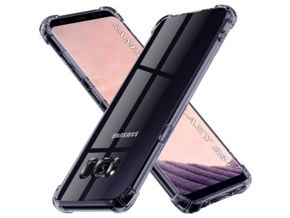 97128 2 techsuit shockproof clear silicone obal pre samsung galaxy s8 plus dymovo cierny