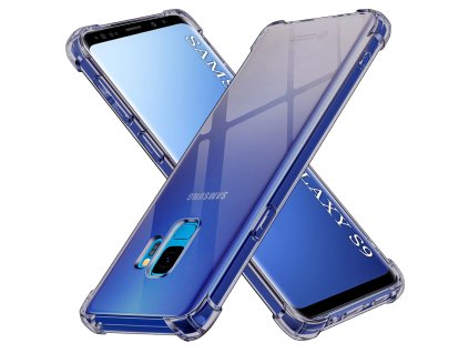 97107 2 techsuit shockproof clear silicone obal pre samsung galaxy s9 dymovo cierny