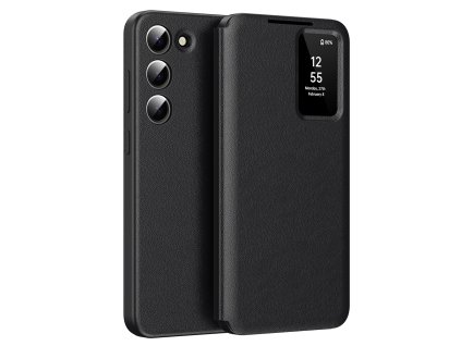 97293 techsuit smartview series obal pre samsung galaxy s23 plus cierny
