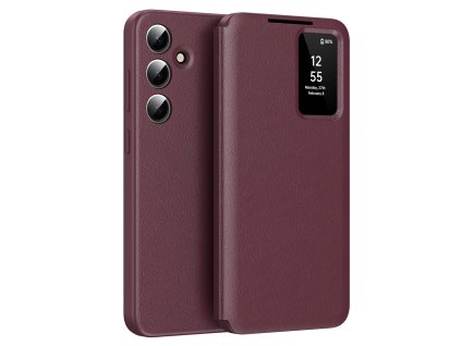 97452 techsuit smartview series obal pre samsung galaxy s24 fe cerveny