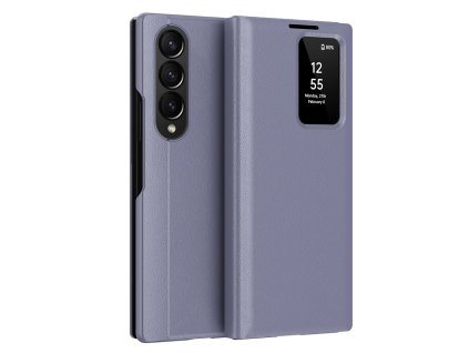 97212 techsuit smartview series obal pre samsung galaxy z fold3 5g fialovy