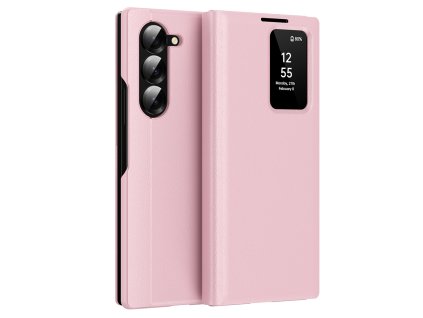 97320 techsuit smartview series obal pre samsung galaxy z fold5 ruzovy