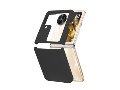 93846 techsuit soft edge silicone obal pre oppo find n3 flip cierny