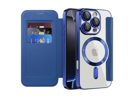 99099 techsuit smartmag book puzdro na iphone 16 pro max modre