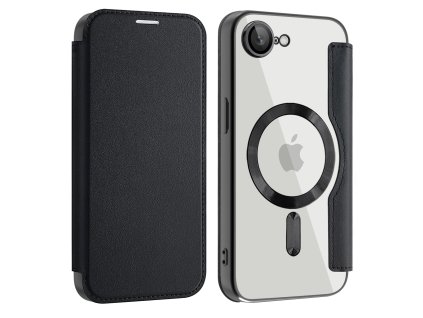 98991 1 techsuit smartmag book puzdro na iphone 16e cierne