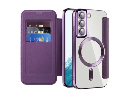 98076 techsuit smartmag book puzdro na samsung galaxy s22 5g fialove