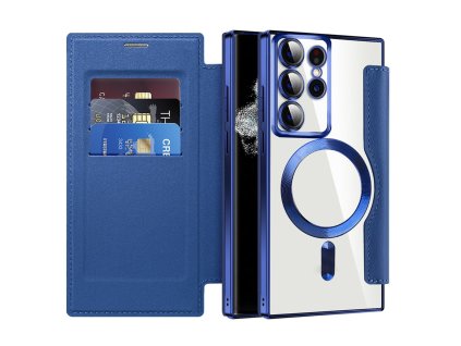 98109 techsuit smartmag book puzdro na samsung galaxy s22 ultra 5g modre