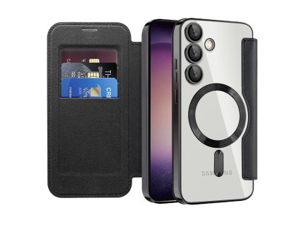 98127 techsuit smartmag book puzdro na samsung galaxy s23 cierne