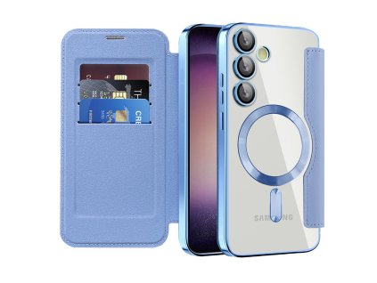 98142 techsuit smartmag book puzdro na samsung galaxy s23 svetlomodre
