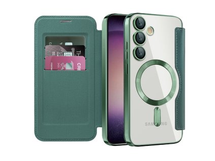 98136 techsuit smartmag book puzdro na samsung galaxy s23 zelene