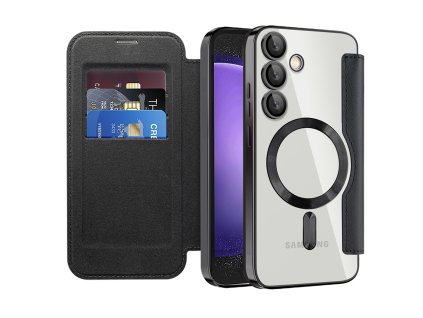 98199 techsuit smartmag book puzdro na samsung galaxy s23 fe cierne