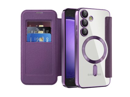 98220 techsuit smartmag book puzdro na samsung galaxy s23 fe fialove