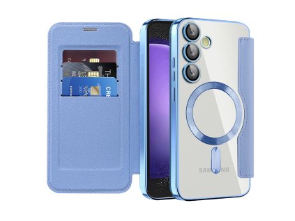 98214 techsuit smartmag book puzdro na samsung galaxy s23 fe svetlomodre