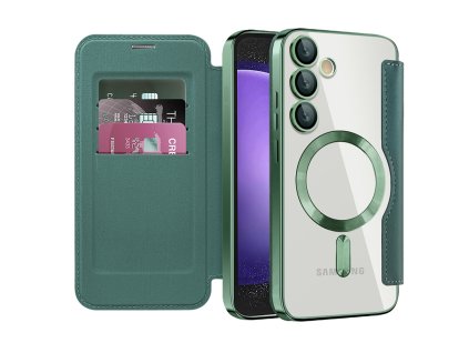 98208 techsuit smartmag book puzdro na samsung galaxy s23 fe zelene