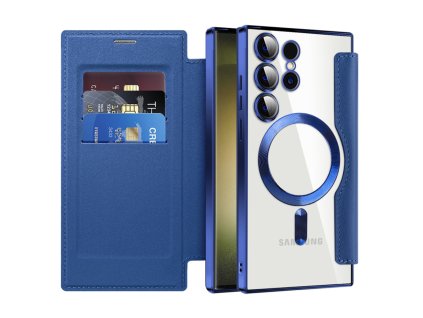 98187 techsuit smartmag book puzdro na samsung galaxy s23 ultra modre