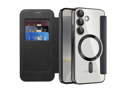 98247 techsuit smartmag book puzdro na samsung galaxy s24 plus cierne