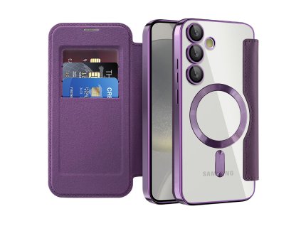 98268 techsuit smartmag book puzdro na samsung galaxy s24 plus fialove