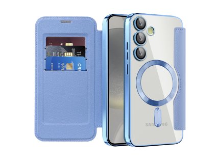 98262 techsuit smartmag book puzdro na samsung galaxy s24 plus svetlomodre