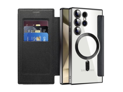 98223 techsuit smartmag book puzdro na samsung galaxy s24 ultra cierne