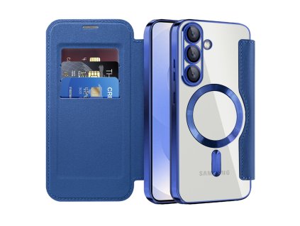 98331 techsuit smartmag book puzdro na samsung galaxy s25 modre