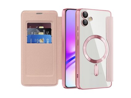 99195 techsuit smartmag book flipove puzdro pre samsung galaxy a05 ruzove