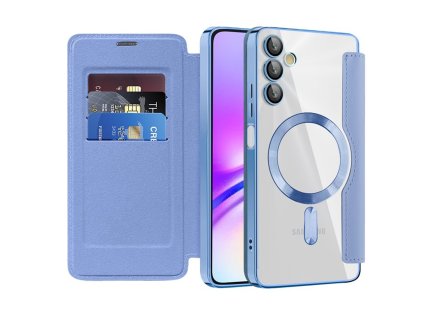 99228 techsuit smartmag book flipove puzdro pre samsung galaxy a05s svetlomodre