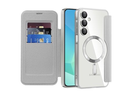 99351 techsuit smartmag book flipove puzdro pre samsung galaxy a16 4g a16 5g sive