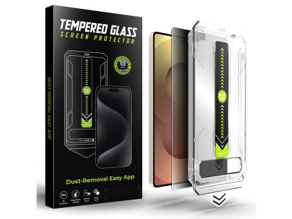 99141 techsuit titanglass crystalhd tvrdene sklo pre samsung galaxy s25 ultra kompatibilne s odtlackom prsta privatna