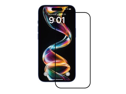 101064 anank 2 5d 1x reinforced ochranne sklo pre iphone 16 cierna
