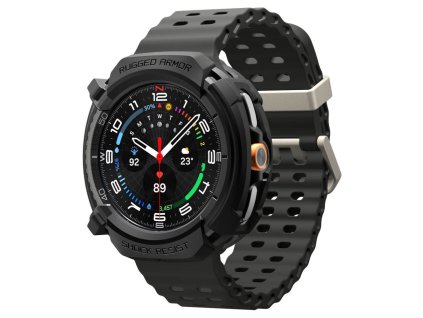 100215 spigen rugged armor ochranny obal na samsung galaxy watch8 classic matna cierna