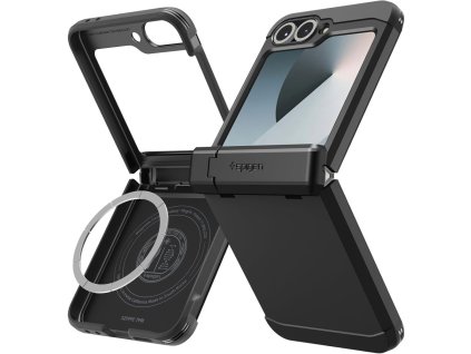 99894 spigen tough armor pro magsafe ochranny obal na samsung galaxy z flip6 flip7 fe cierne