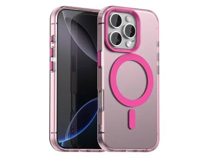 100509 techsuit candycase magsafe ochranny obal na iphone 16 pro ruzove