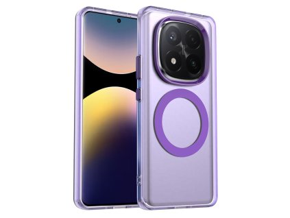 102126 techsuit candycase magsafe ochranny obal na xiaomi redmi note 14 pro 5g fialove