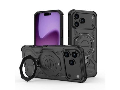 100701 techsuit carbon shield pro ochranny obal na iphone 17 pro cierne
