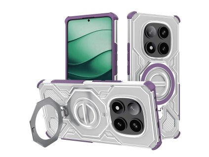 102267 techsuit carbon shield pro ochranny obal na xiaomi redmi note 14 pro 5g poco x7 fialovy priehladny