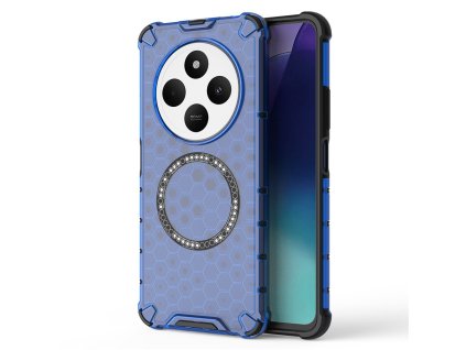 102306 techsuit honeycomb shield magsafe ochranny obal na xiaomi redmi 14c poco c75 modry