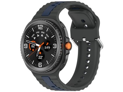 99462 techsuit watchband w078 remienok na samsung galaxy watch8 40mm watch8 44mm watch8 classic tienova siva