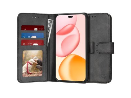 102684 techsuit diary book knizkove puzdro na honor 400 pro cierne