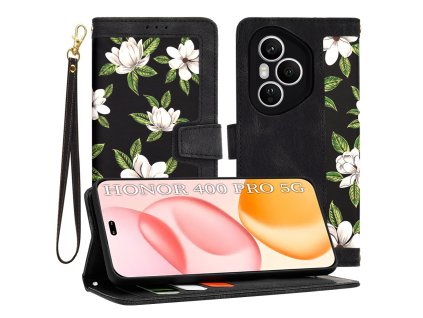 102711 techsuit flipcraft knizkove puzdro na honor 400 pro flowers of the dawn
