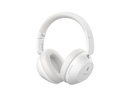 103467 baseus bass 30 max bezdrotove nahlavne sluchadla bluetooth 5 3 izolacia zvuku skladacie mesacne biele