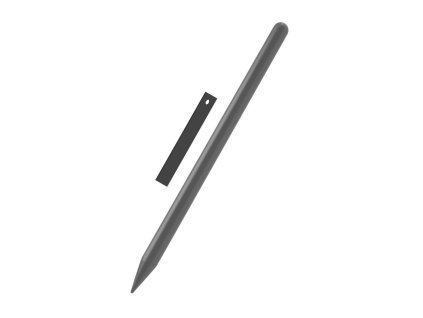 146248 fixed stylus pen graphite uni stylus pero z hlinikovej zliatiny s led indikatorom a usb c konektorom sive