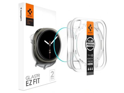 103653 spigen glas tr ez fit 2 ks ochranne sklo na samsung galaxy watch8 40 mm cire
