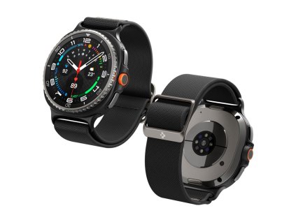 104868 spigen lite fit remienok na samsung galaxy watch8 classic 40 44 46mm cierny