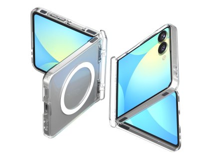 103860 spigen ultra hybrid pro magsafe obal na samsung galaxy z flip7 priehladny