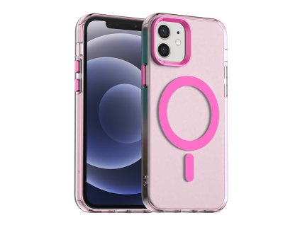 104187 techsuit candycase magsafe obal na iphone 12 iphone 12 pro ruzovy