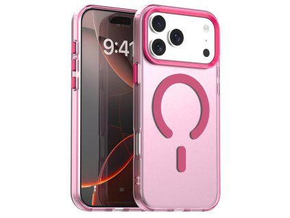 104172 7 techsuit candycase magsafe obal na iphone 17 pro max ruzovy