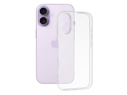 104004 5 techsuit clear silicone obal na iphone 17 priehladny