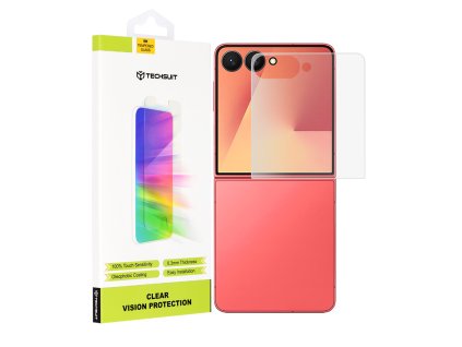 103680 techsuit clear vision ochranne tvrdene sklo na predny displej samsung galaxy z flip7 priehladne