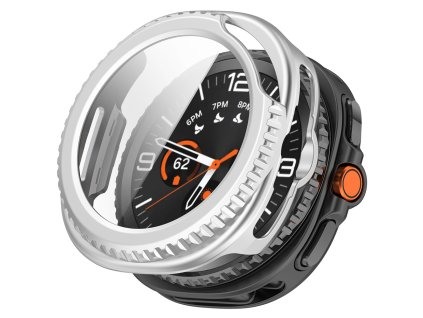 104745 techsuit defense360 pro obal ochrana displeja na samsung galaxy watch8 classic strieborny
